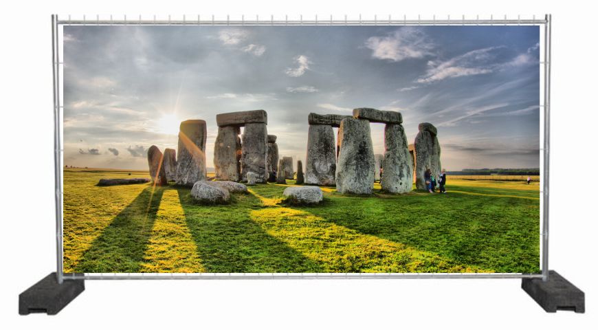 Dekobanner Mit Stonehenge Dekoplanen Mit Monumenten Der Welt