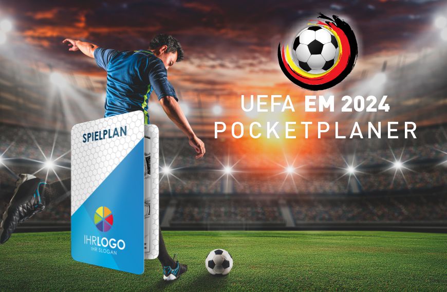 Pocketplaner zur Fussball EM 2024 im Hosentaschen Format