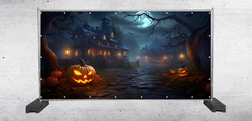 Halloween Motiv 01 für Dekobanner und Planen