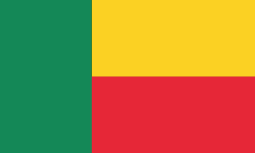 Nationalfahne Benin