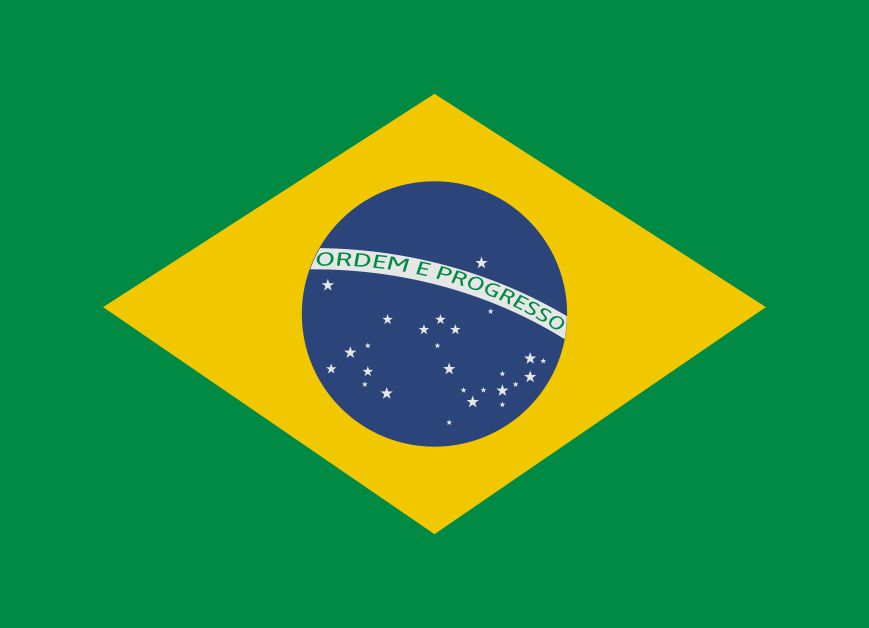 Nationalfahne Brasilien