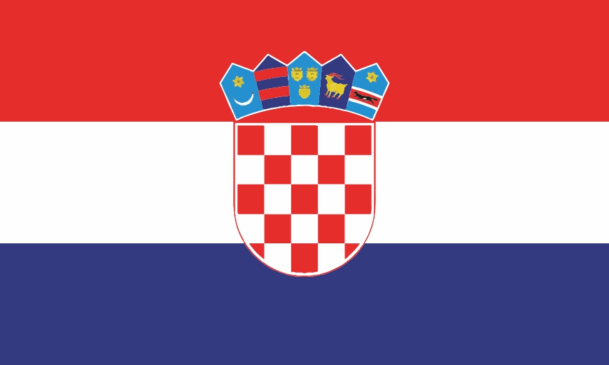 Nationalflagge Kroatien