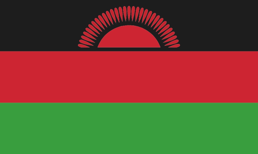 Nationalflagge Malawi