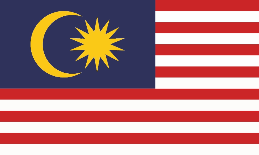 Nationalflagge Malaysia