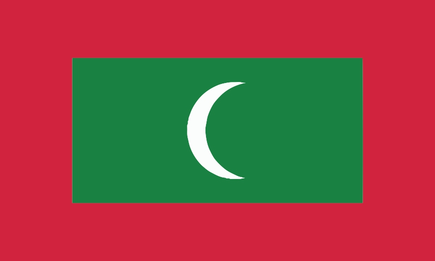 Nationalflagge Malediven