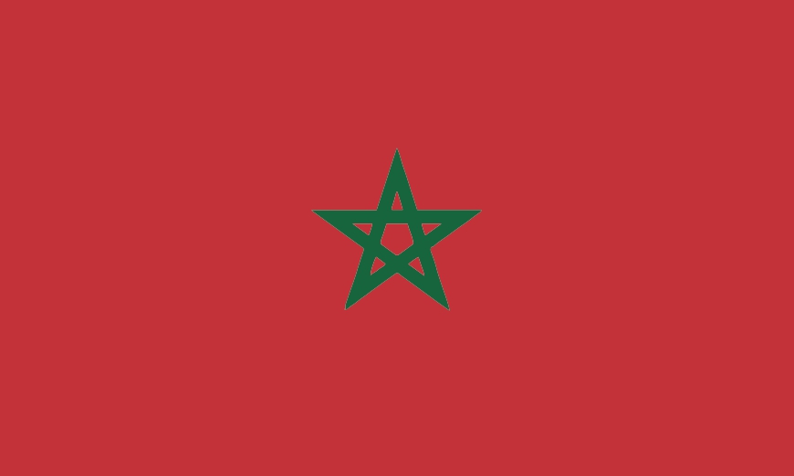 Nationalflagge Marokko