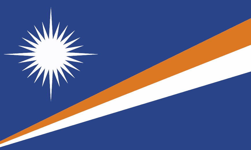 Nationalflagge Marshallinseln