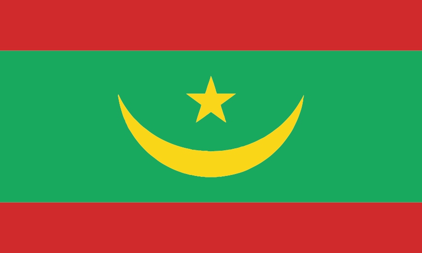 Nationalflagge Mauretanien