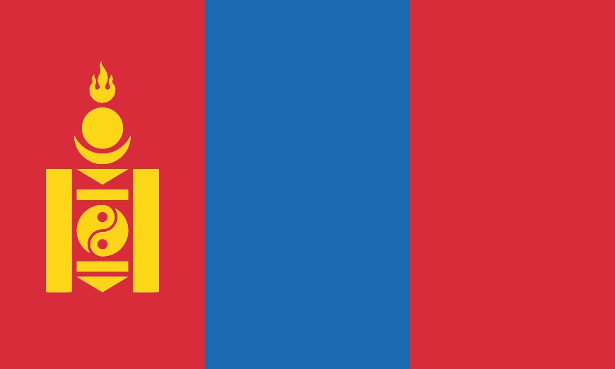 Nationalflagge Mongolei
