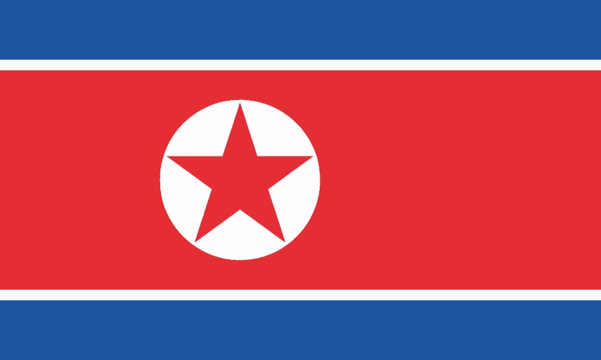 Nationalflagge/Fahne Nordkorea