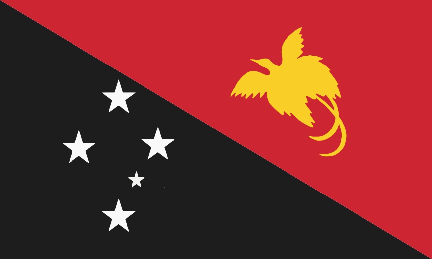 Nationalflagge/Fahne Papua-Neuguinea