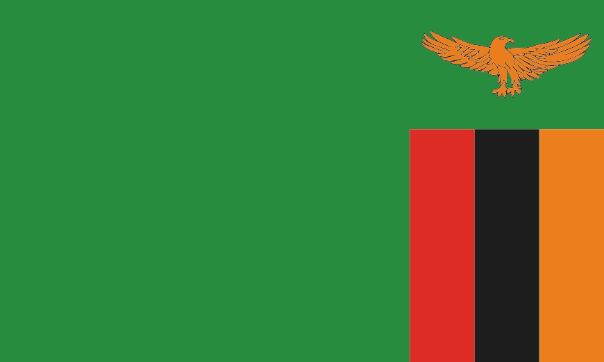 Nationalflagge/Fahne Sambia