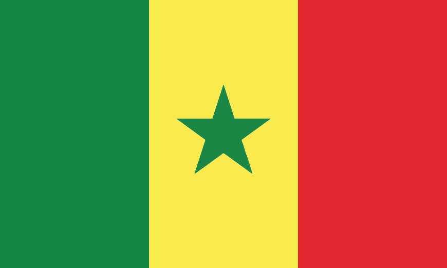 Nationalflagge/Fahne Senegal