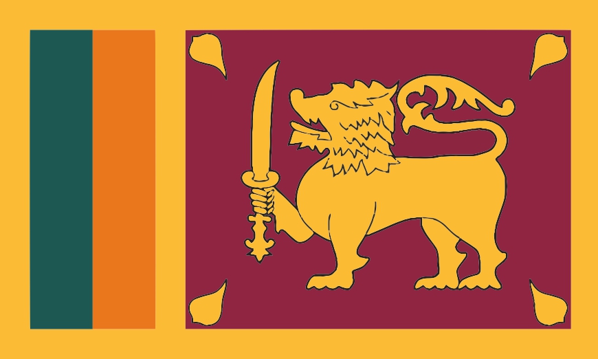 Nationalflagge/Fahne Sri Lanka