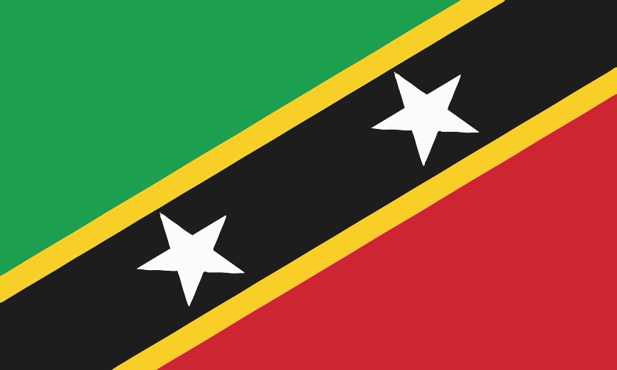 Nationalflagge/Fahne St. Kitts und Nevis