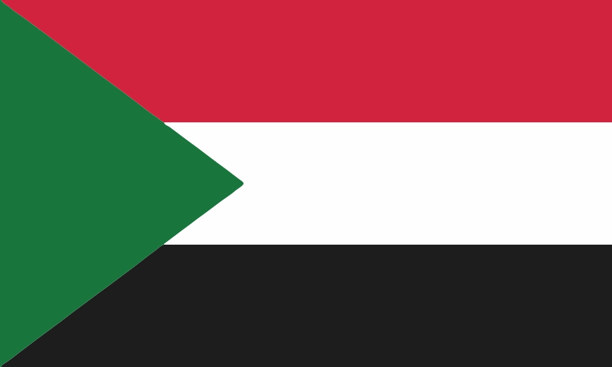 Nationalflagge/Fahne Sudan