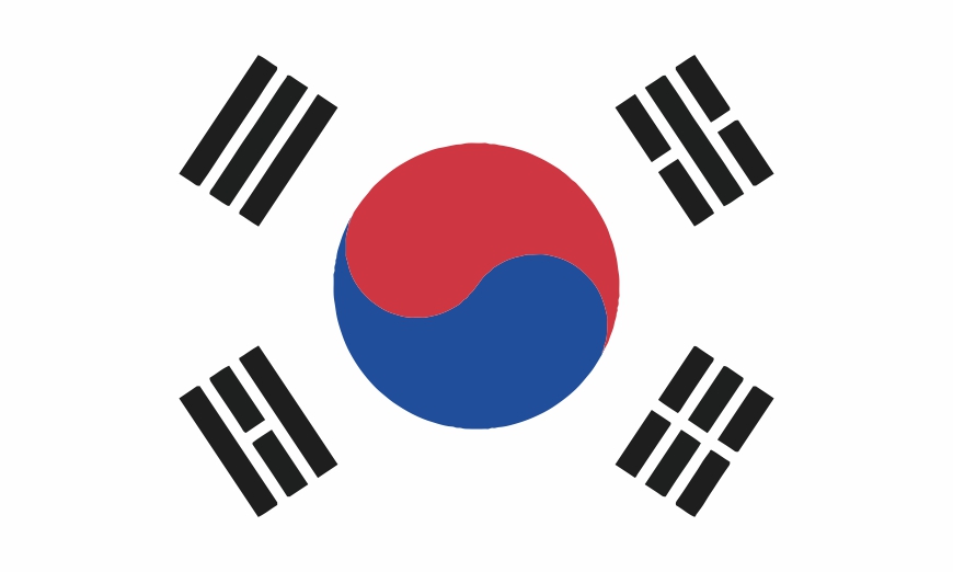 Nationalflagge/Fahne Südkorea