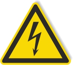Warnschild - Elektrische Spannung